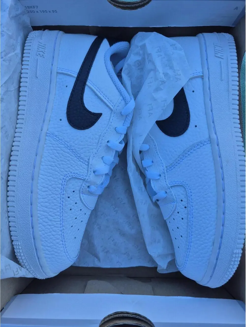 Nike Force 1 White/Black (CZ1685 100) 2.5Y New in Box